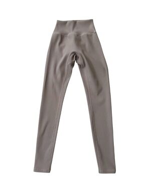 Buffbunny Collection Taupe Ribbed Leggings